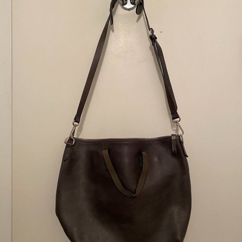 Madewell Gray Zip-Top Transport Carryall